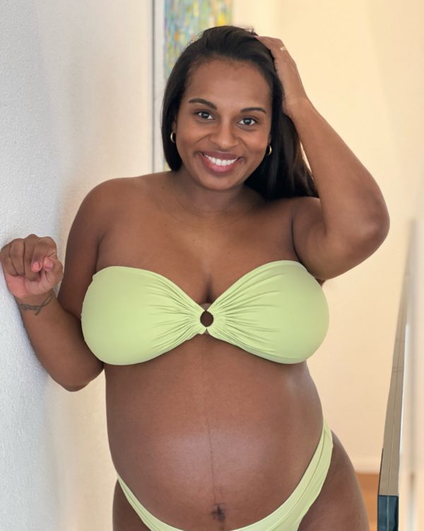 COCO – Bandeau Bikini Top Pastellgrün