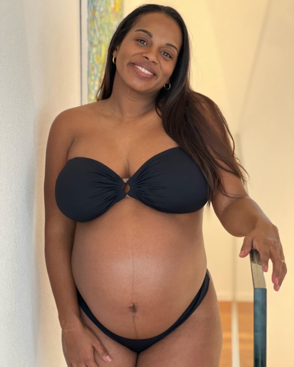 COCO - Bandeau Bikini Top Black